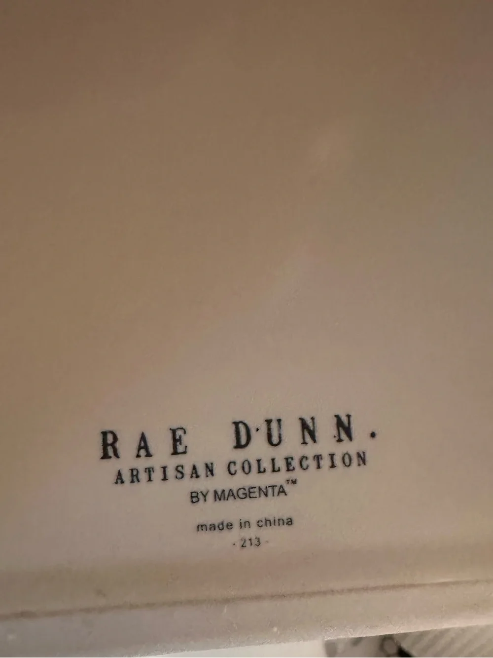 Rae Dunn White Ceramic 'TISSUES' Box Cover